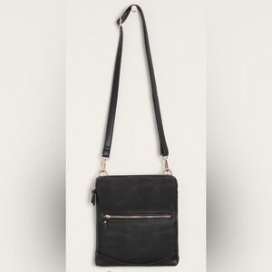 PurseN Litt Black Crossbody‎ Bag with Interior LED Light Handbag